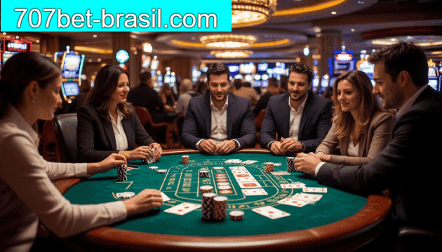 Tela inicial do app 707bet com catálogo de jogos e eventos